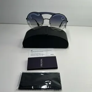 Prada | Accessories | Prada Gray And Gold Geometric  display picture 1